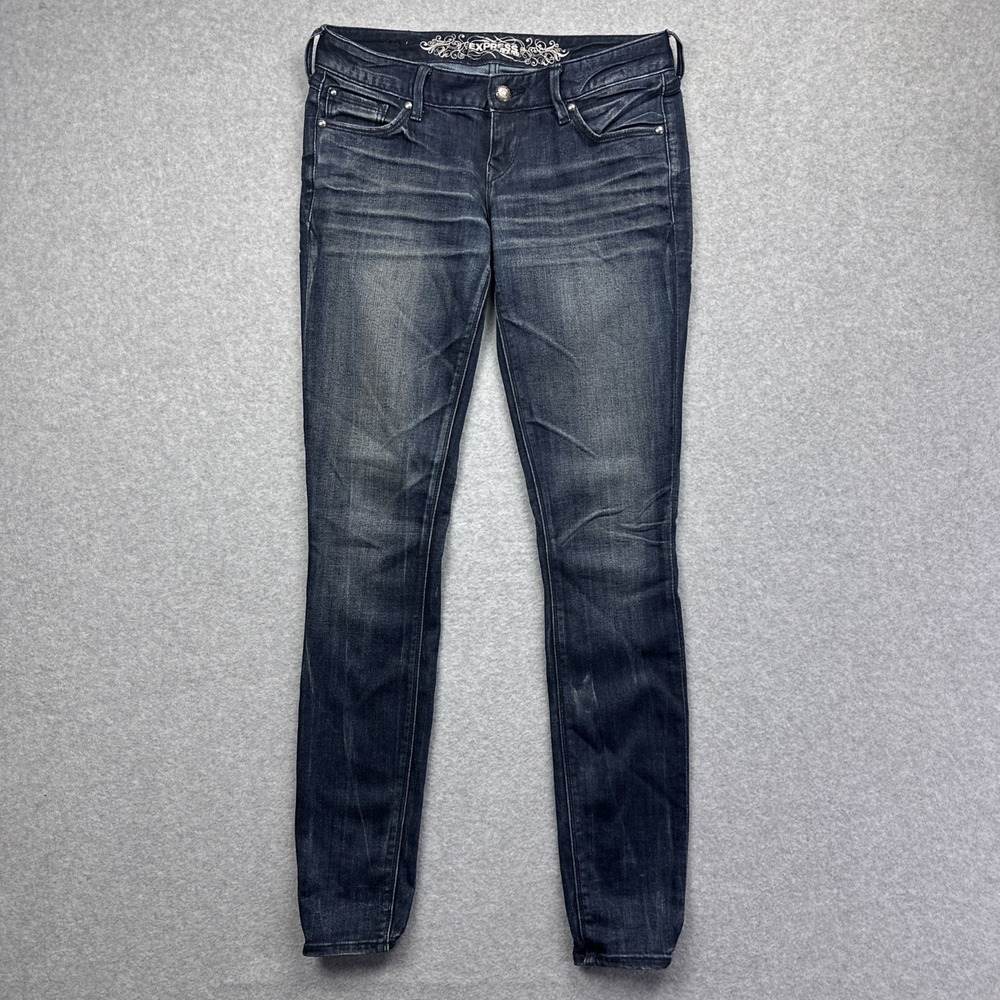 Express‎ Women's Jeans Legging Zelda Slim Fit Ultra Low Rise Size 2